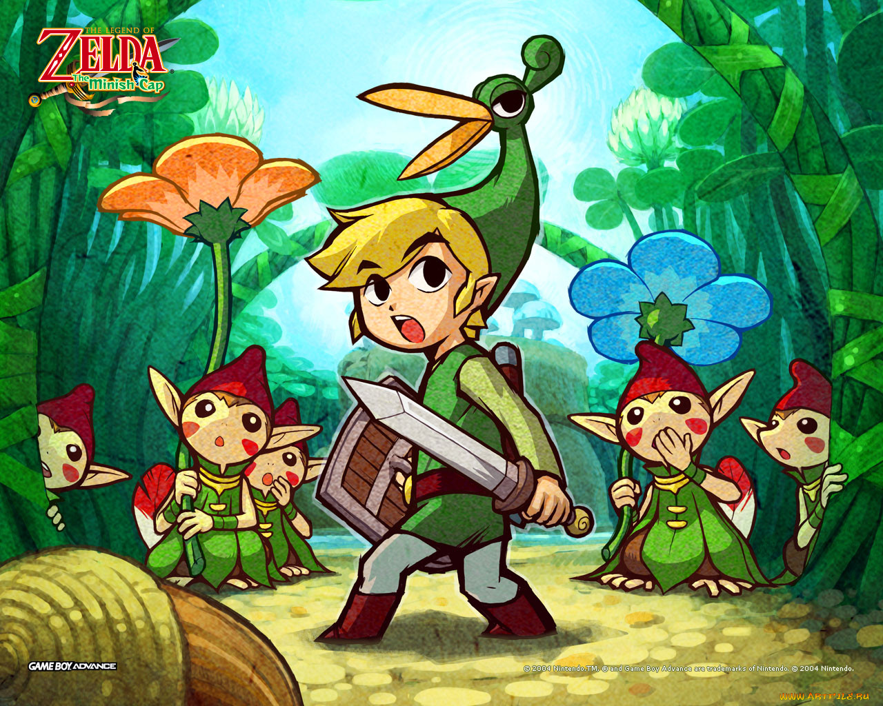 the, legend, of, zelda, , , minish, cap